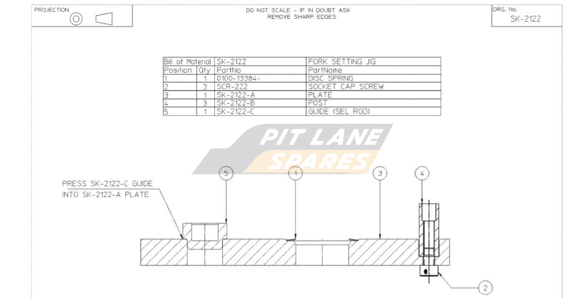 FORK SETTING Diagram